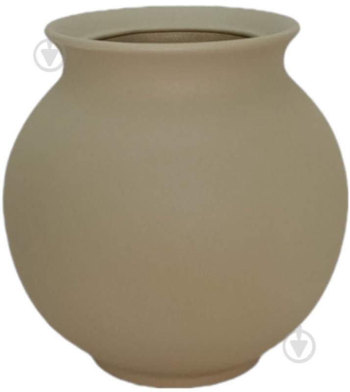 Ваза керамічна Kerama tato Сфера 16,5 см мокко - фото 1 Ваза керамічна Kerama tato Сфера 16,5 см мокко - фото 1
