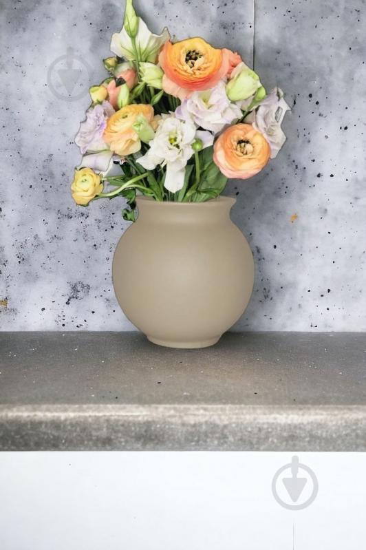 Ваза керамічна Kerama tato Сфера 16,5 см мокко - фото 7 Ваза керамічна Kerama tato Сфера 16,5 см мокко - фото 7