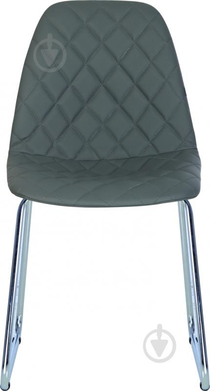 Стілець обідній Nowy Styl LIYA CFS CHROME (BOX-1) RMB ECO-70 сірий / хром - фото 4 Стілець обідній Nowy Styl LIYA CFS CHROME (BOX-1) RMB ECO-70 сірий / хром - фото 4