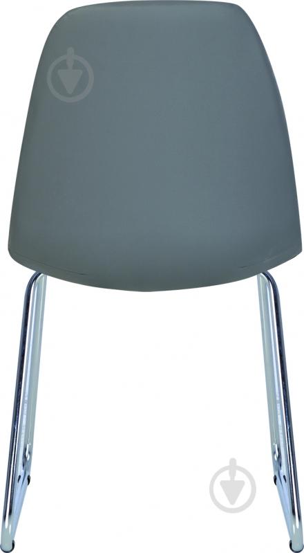 Стілець обідній Nowy Styl LIYA CFS CHROME (BOX-1) RMB ECO-70 сірий / хром - фото 3 Стілець обідній Nowy Styl LIYA CFS CHROME (BOX-1) RMB ECO-70 сірий / хром - фото 3