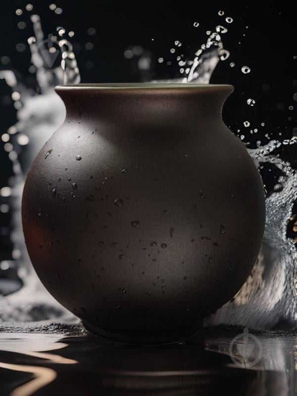 Ваза керамическая Kerama tato Сфера 16,5 см медь - фото 7