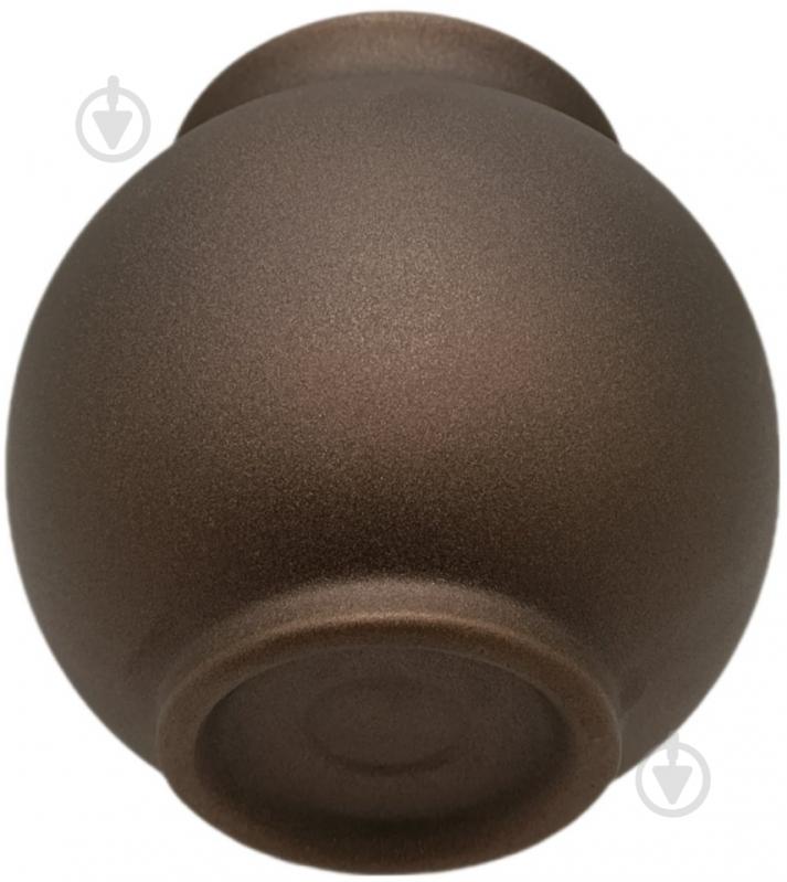 Ваза керамическая Kerama tato Сфера 16,5 см медь - фото 5