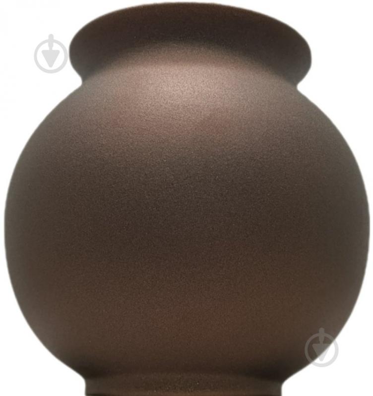 Ваза керамическая Kerama tato Сфера 16,5 см медь - фото 4