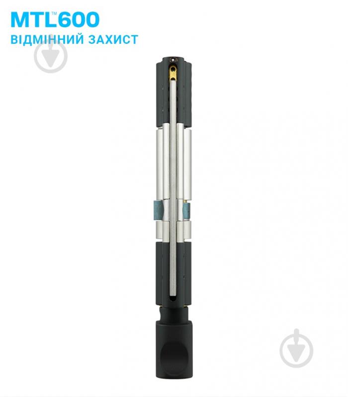 Цилиндр Mul-T-Lock 35x35 ключ-вороток 70 мм черный/черный MTL600 3KEY - фото 5