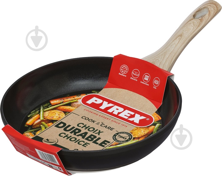 Сковорода Pyrex Cook&Care 22 см (CR22BF6/8046) - фото 4 Сковорода Pyrex Cook&Care 22 см (CR22BF6/8046) - фото 4