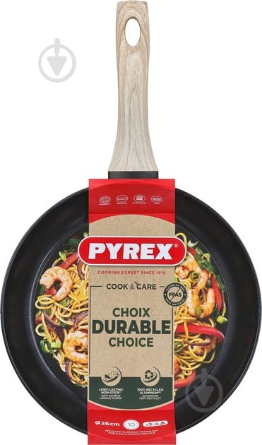 Сковорода Pyrex Cook&Care 26 см (CR26BF6/8046) - фото 5 Сковорода Pyrex Cook&Care 26 см (CR26BF6/8046) - фото 5