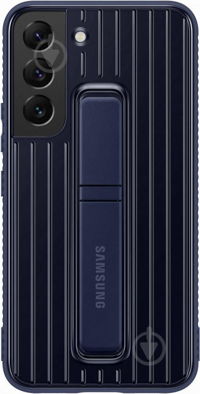 Чехол-накладка Samsung Protective Standing Cover для Galaxy S22 Navy (EF-RS901CNEGRU) - фото 1