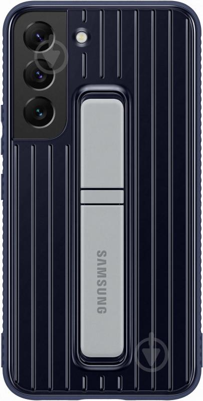 Чехол-накладка Samsung Protective Standing Cover для Galaxy S22 Navy (EF-RS901CNEGRU) - фото 2