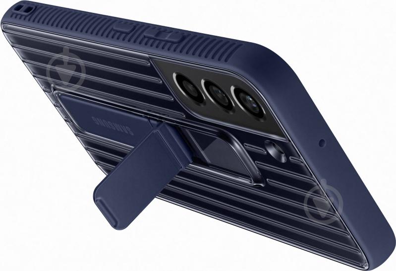 Чехол-накладка Samsung Protective Standing Cover для Galaxy S22 Navy (EF-RS901CNEGRU) - фото 7