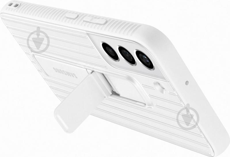 Чехол-накладка Samsung Protective Standing Cover для Galaxy S22 White (EF-RS901CWEGRU) - фото 7