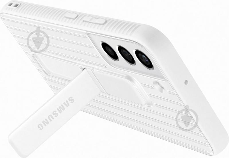 Чехол-накладка Samsung Protective Standing Cover для Galaxy S22 White (EF-RS901CWEGRU) - фото 9