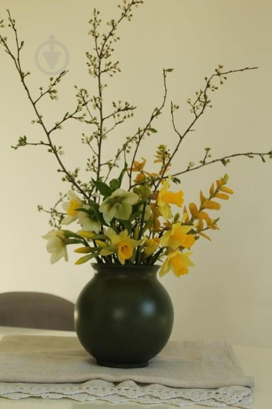 Ваза керамическая Kerama tato Сфера 16,5 см оливка - фото 8 Ваза керамическая Kerama tato Сфера 16,5 см оливка - фото 8