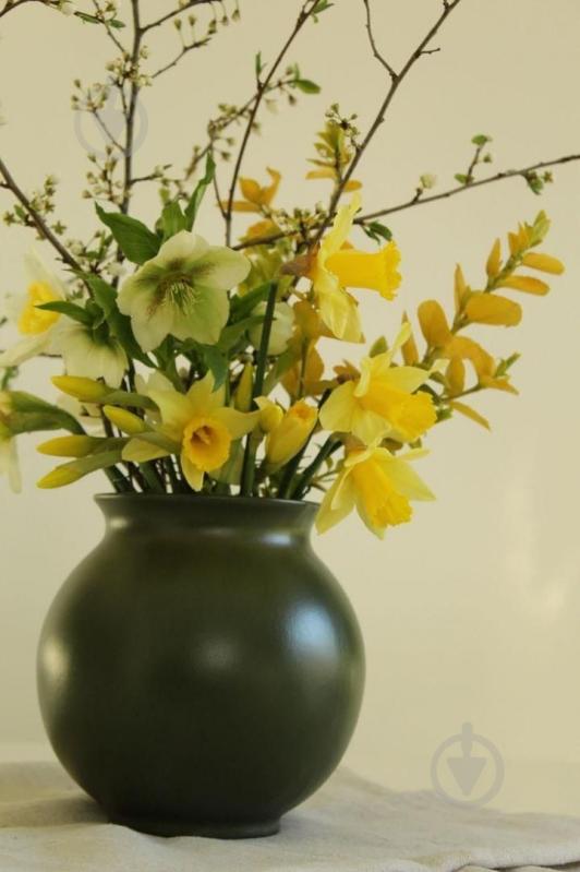 Ваза керамическая Kerama tato Сфера 16,5 см оливка - фото 9 Ваза керамическая Kerama tato Сфера 16,5 см оливка - фото 9