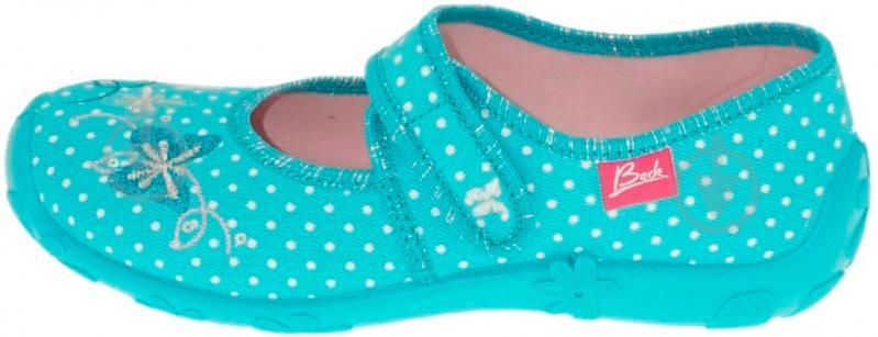 Тапочки для девочек Beck Magic р.26 бирюзовый 215256G26AB - фото 7