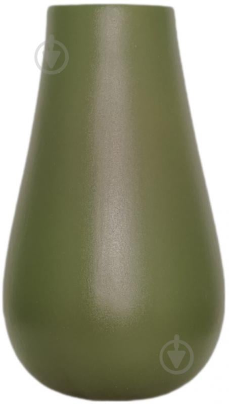 Ваза керамическая Kerama tato Госсиа 23 см оливка - фото 2 Ваза керамическая Kerama tato Госсиа 23 см оливка - фото 2
