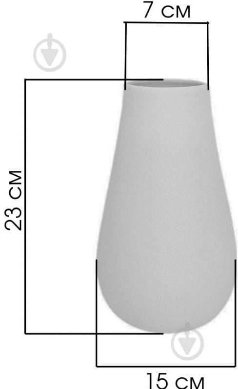 Ваза керамическая Kerama tato Госсиа 23 см оливка - фото 8 Ваза керамическая Kerama tato Госсиа 23 см оливка - фото 8