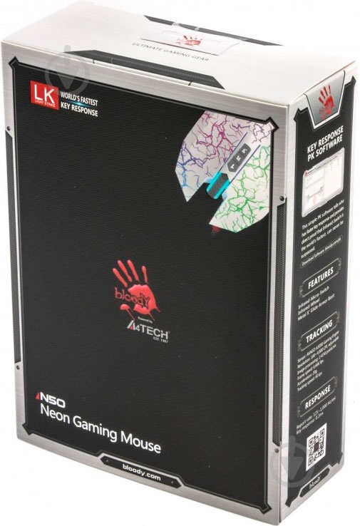 Мышь A4Tech Bloody N50 USB White - фото 14