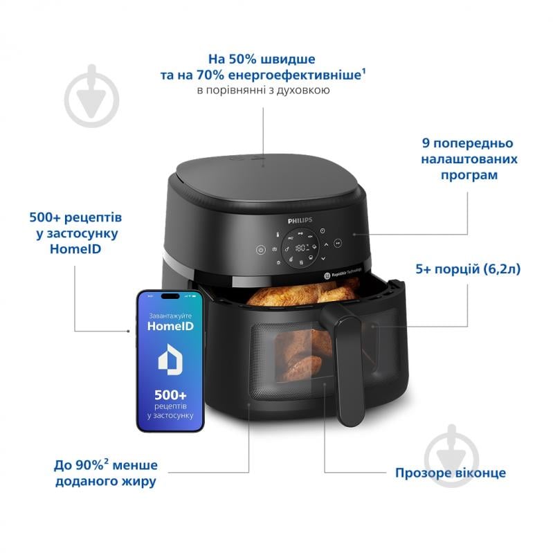 Мультипечь Philips series 2000 XL NA230/00 - фото 2 Мультипечь Philips series 2000 XL NA230/00 - фото 2