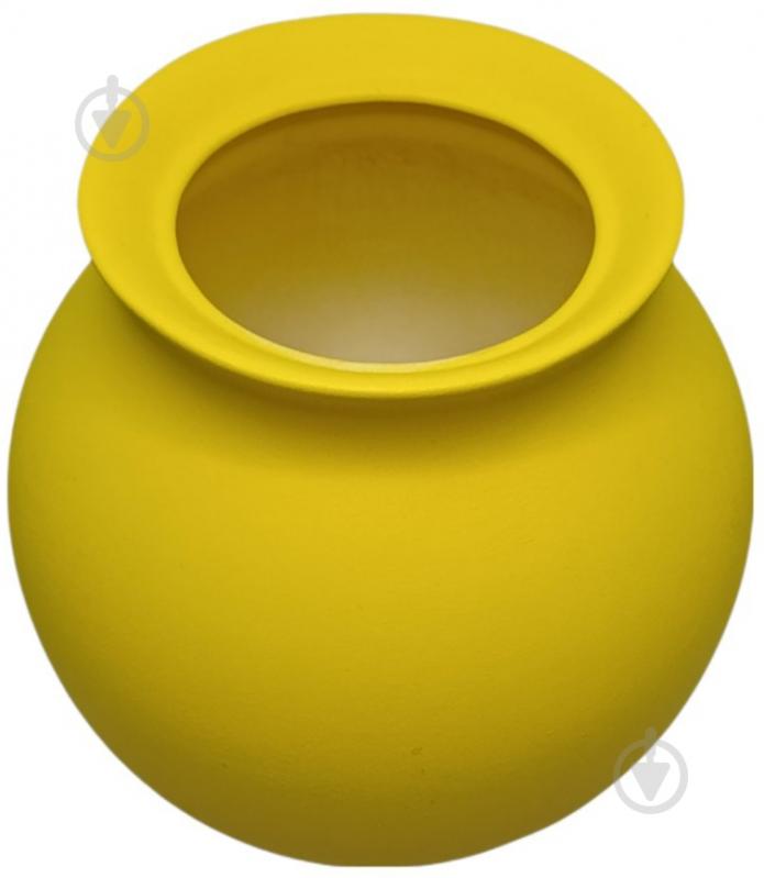 Ваза керамічна Kerama tato Сфера 16,5 см лимон - фото 3 Ваза керамічна Kerama tato Сфера 16,5 см лимон - фото 3