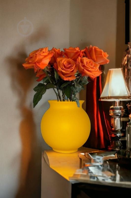 Ваза керамічна Kerama tato Сфера 16,5 см лимон - фото 8 Ваза керамічна Kerama tato Сфера 16,5 см лимон - фото 8