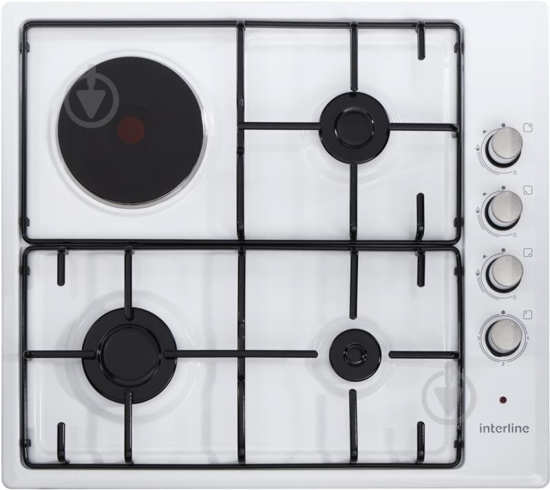 Варочная поверхность комбинированная Interline TH 6212 WH - фото 1 Варочная поверхность комбинированная Interline TH 6212 WH - фото 1