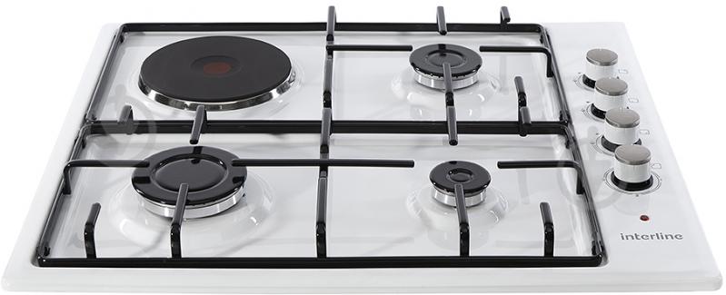 Варочная поверхность комбинированная Interline TH 6212 WH - фото 2 Варочная поверхность комбинированная Interline TH 6212 WH - фото 2