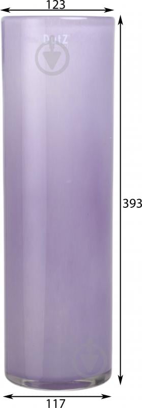 Ваза стеклянная Гутняр Цилиндр 40 см сиреневый - фото 2 Ваза стеклянная Гутняр Цилиндр 40 см сиреневый - фото 2