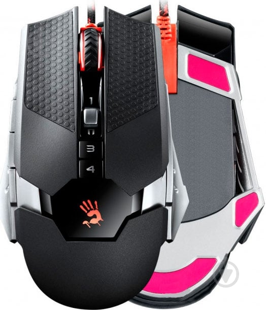 Мышь A4Tech Bloody T50 USB Black/Silver - фото 3