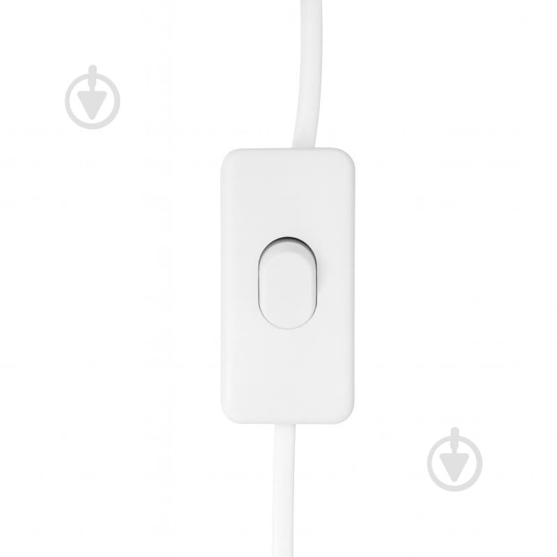 Торшер Bergs 40 Вт E27 білий 1060-FL-1 White - фото 4