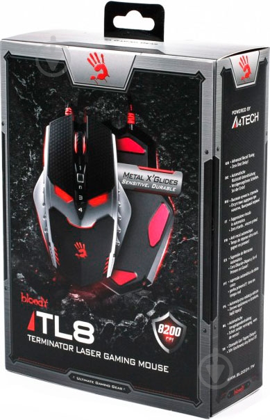Мышь A4Tech Bloody TL80 USB Black/Silver - фото 10