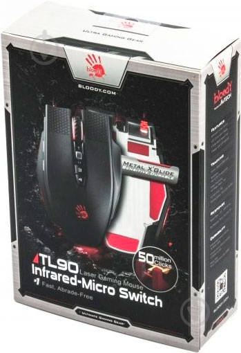 Мышь A4Tech Bloody TL90 USB Black - фото 11