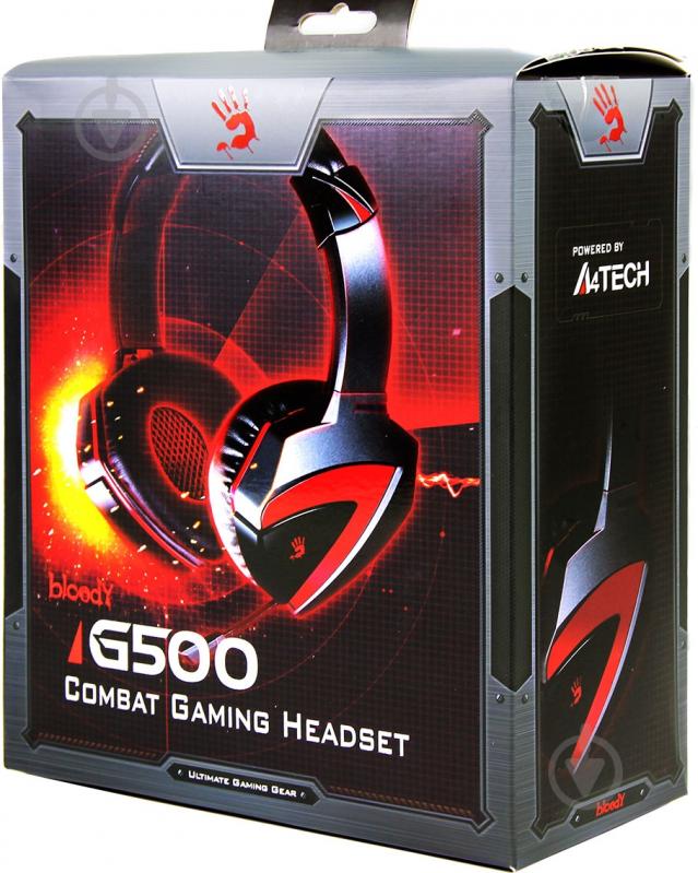 Гарнитура A4Tech Bloody G500 black/red - фото 5
