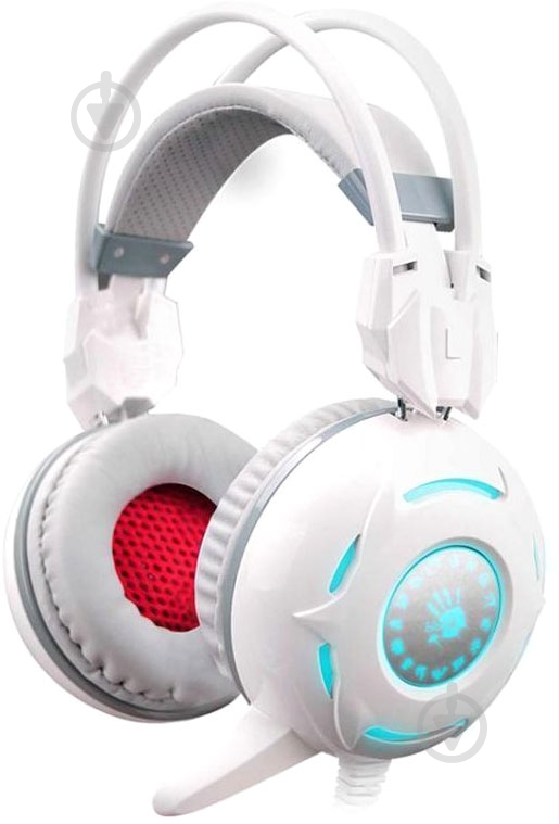 Гарнитура A4Tech Bloody G300 white/grey - фото 1 Гарнитура A4Tech Bloody G300 white/grey - фото 1