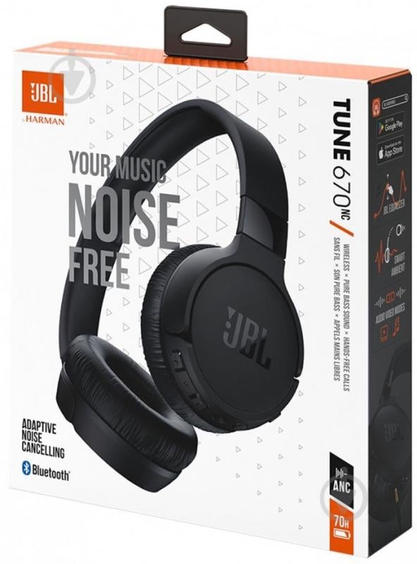 Наушники JBL Tune 670 NC JBLT670NCBLK black (995864) - фото 11