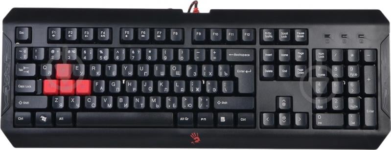 Клавиатура A4Tech (Q100) USB black - фото 1