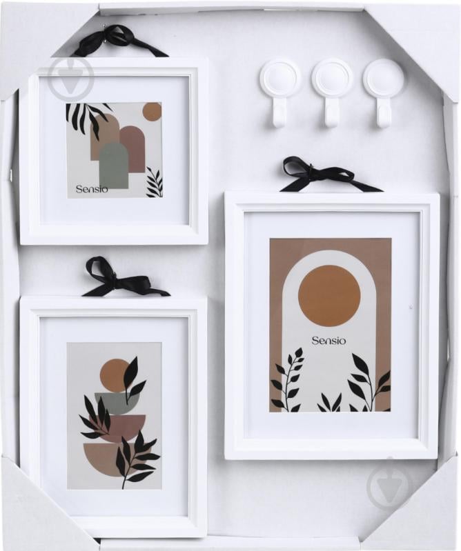 Фотоколлаж Sensio BW 3 фото 10x10/10x15/12x17 см белый - фото 3 Фотоколлаж Sensio BW 3 фото 10x10/10x15/12x17 см белый - фото 3