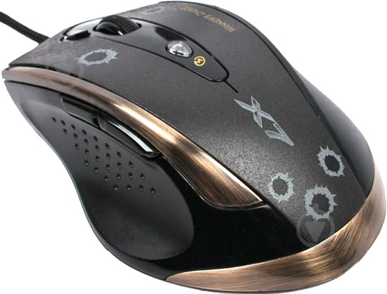 Мышь A4Tech F3 USB Black - фото 2