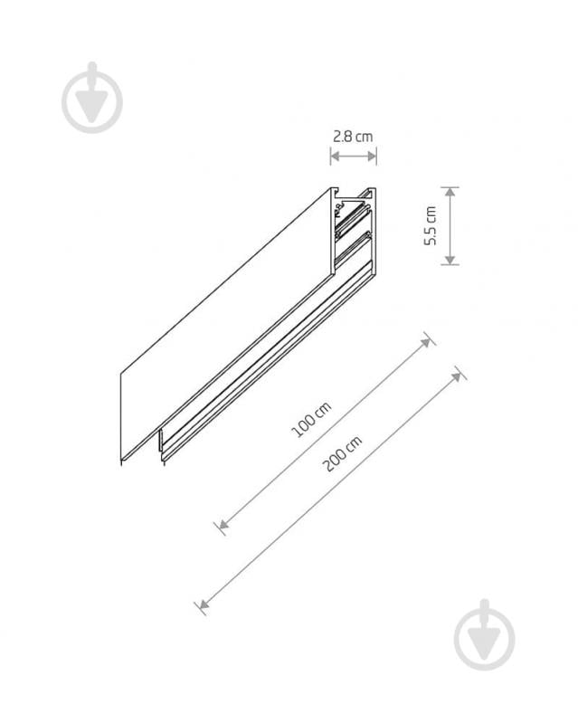 Шинопровод Nowodvorski черный 10163 - фото 2 Шинопровод Nowodvorski черный 10163 - фото 2