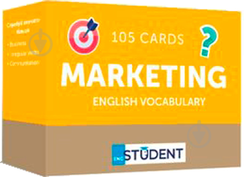 Картки для вивчення англійської мови «MARKETING ENGLISH 105 карток» 9786177702541 - фото 2