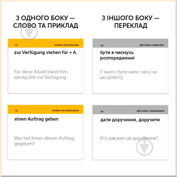 Картки навчальні «Німецькі фразові дієслова» 9786177702466 - фото 3