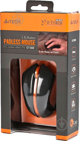 Мышь A4Tech G7-310N-1 black/orange - фото 4