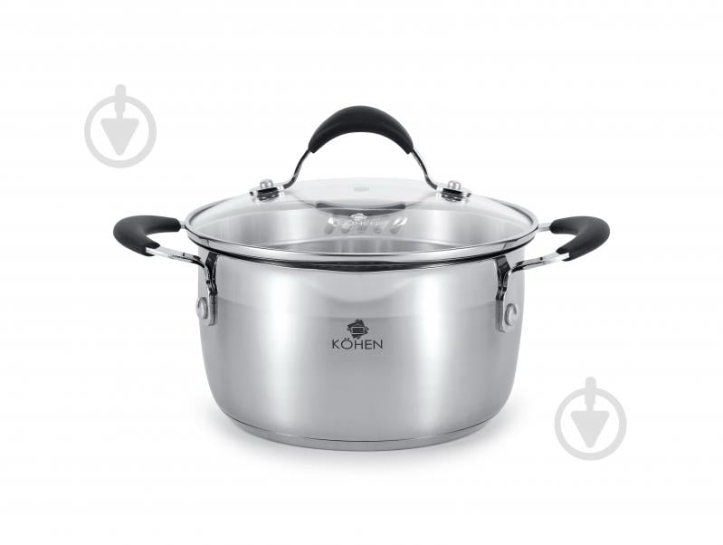Каструля з кришкою Kohen ENIGMA 2,4 л KN91671 - фото 1 Каструля з кришкою Kohen ENIGMA 2,4 л KN91671 - фото 1