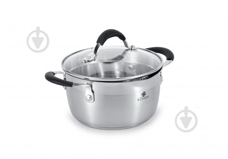 Каструля з кришкою Kohen ENIGMA 2,4 л KN91671 - фото 2 Каструля з кришкою Kohen ENIGMA 2,4 л KN91671 - фото 2