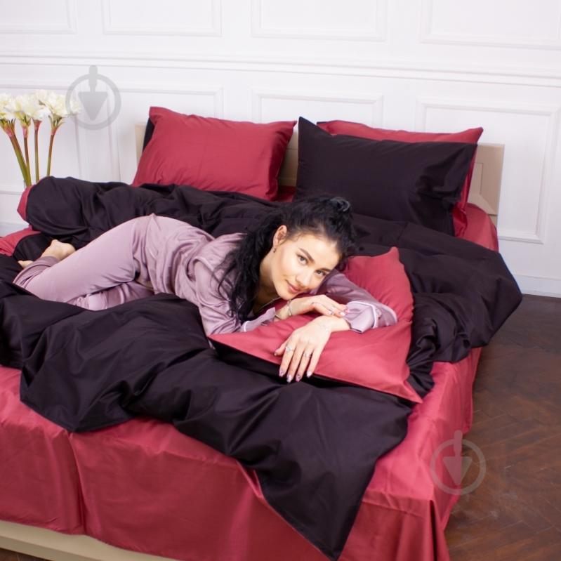 Наволочка Satin Premium 0848+0847 William 60x60 см красный/черный MirSon - фото 4 Наволочка Satin Premium 0848+0847 William 60x60 см красный/черный MirSon - фото 4