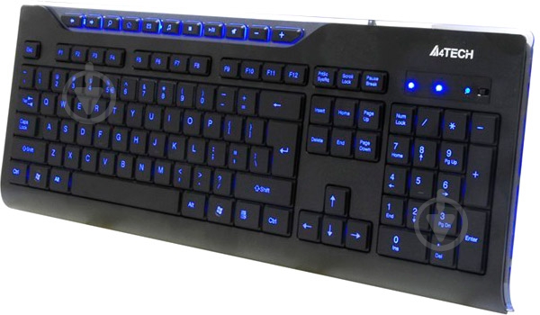Клавиатура A4Tech (KD-800L) USB black - фото 2