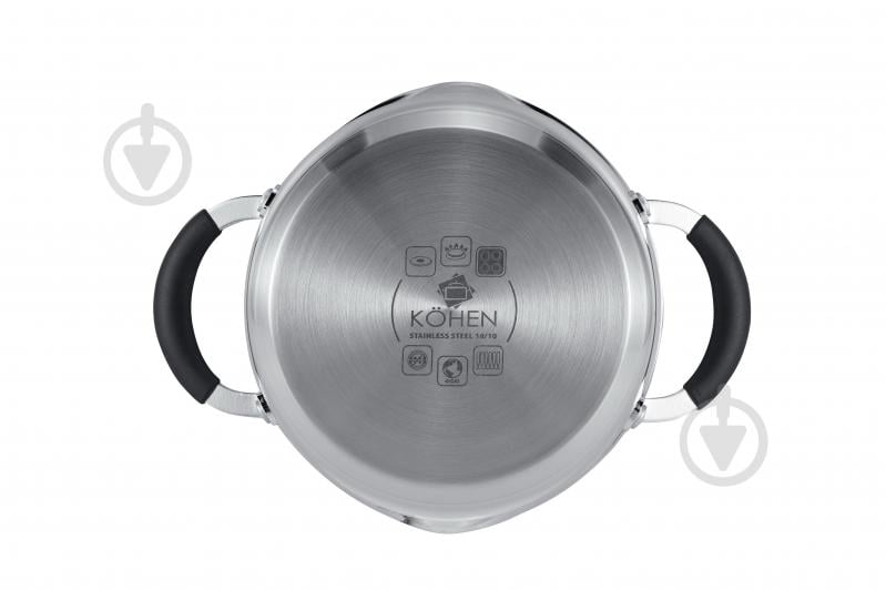 Каструля з кришкою Kohen ENIGMA 5,2 л KN91673 - фото 5 Каструля з кришкою Kohen ENIGMA 5,2 л KN91673 - фото 5