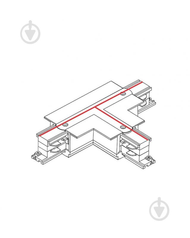 Соединитель Т-образный Nowodvorski белый 8247 - фото 2