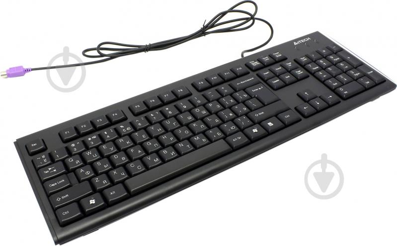 Клавиатура A4Tech (KR-83) PS/2 black - фото 2