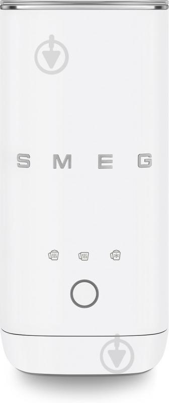 Спінювач молока Smeg MFF02WHMEU матовий білий - фото 1 Спінювач молока Smeg MFF02WHMEU матовий білий - фото 1