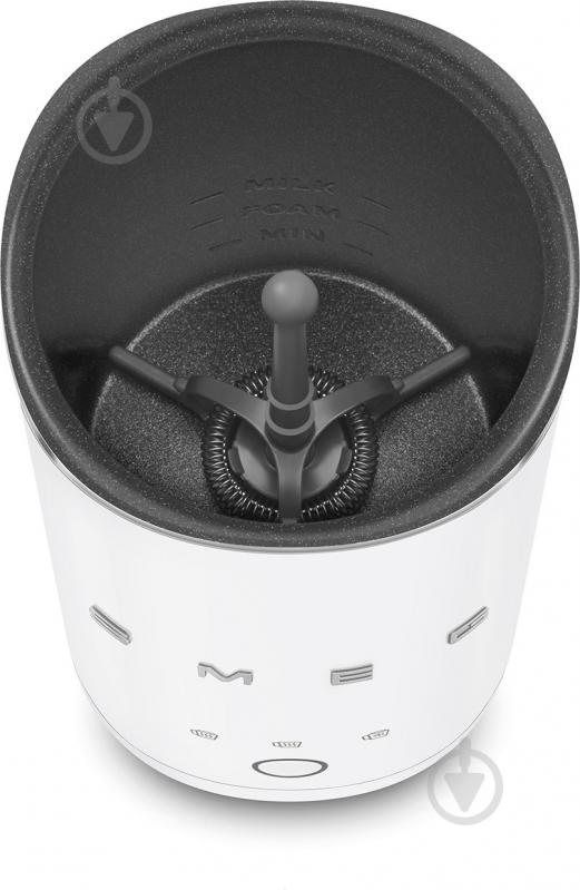 Спінювач молока Smeg MFF02WHMEU матовий білий - фото 8 Спінювач молока Smeg MFF02WHMEU матовий білий - фото 8